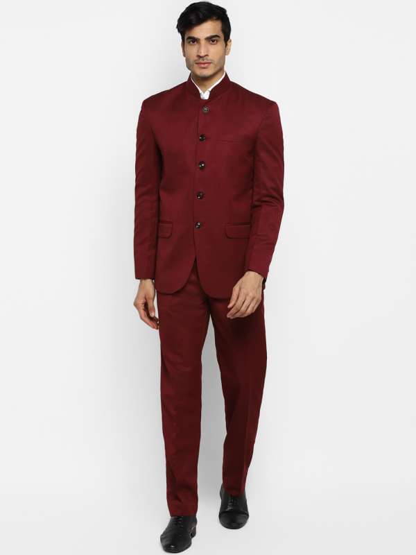 Buy Wine Suit for Men Online In India Myntra