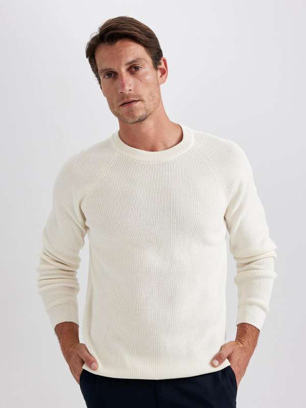 White Sweaters Buy Trendy White Sweaters Online in India Myntra