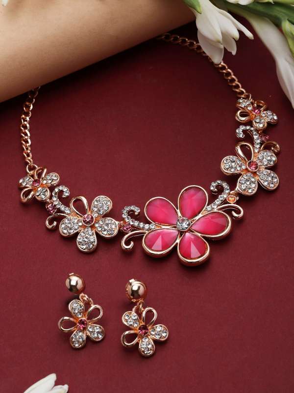 Red Jewellery Set Buy Red Jewellery Set online in India
