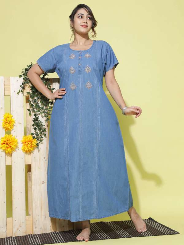 Myntra top cotton nighties