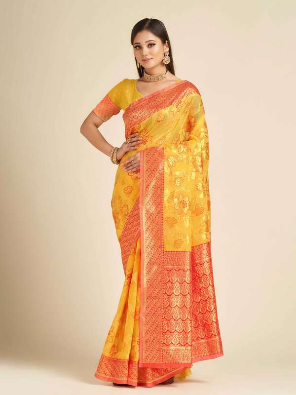 Kerela Kasavu Silk Saree in Silver : SNGA5383