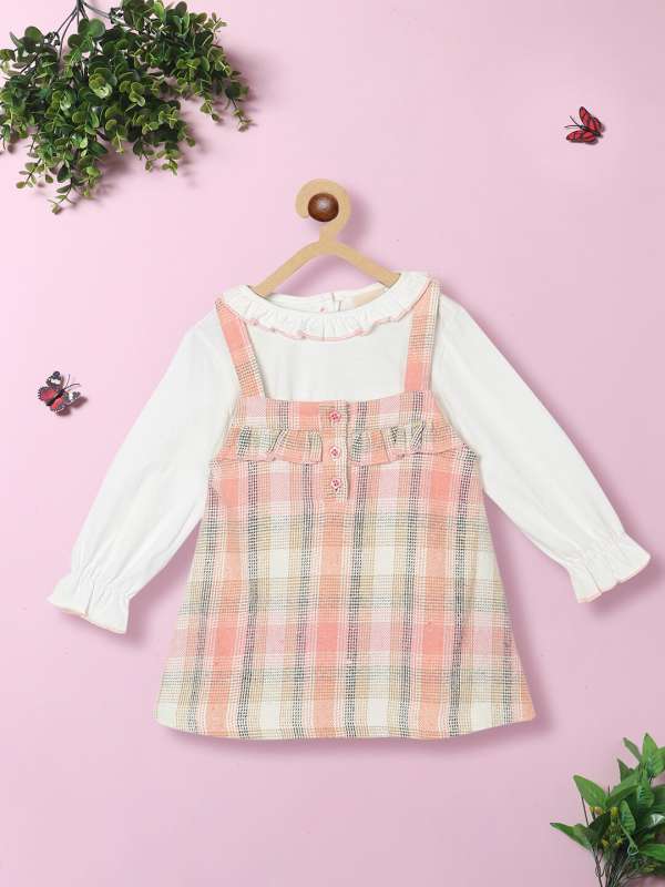 Pink Pinafore Dress Buy Pink Pinafore Dress online in India