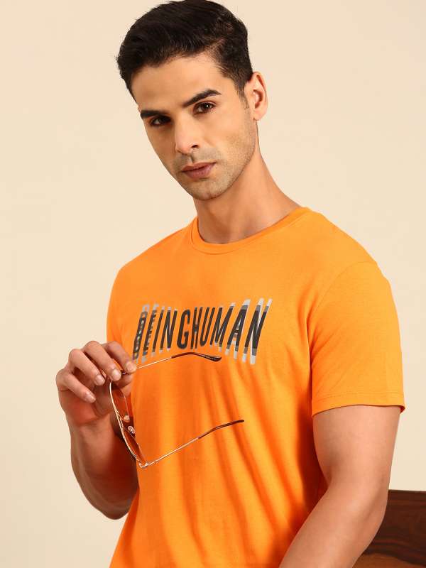 Men Orange Tshirts Buy Men Orange Tshirts online in India