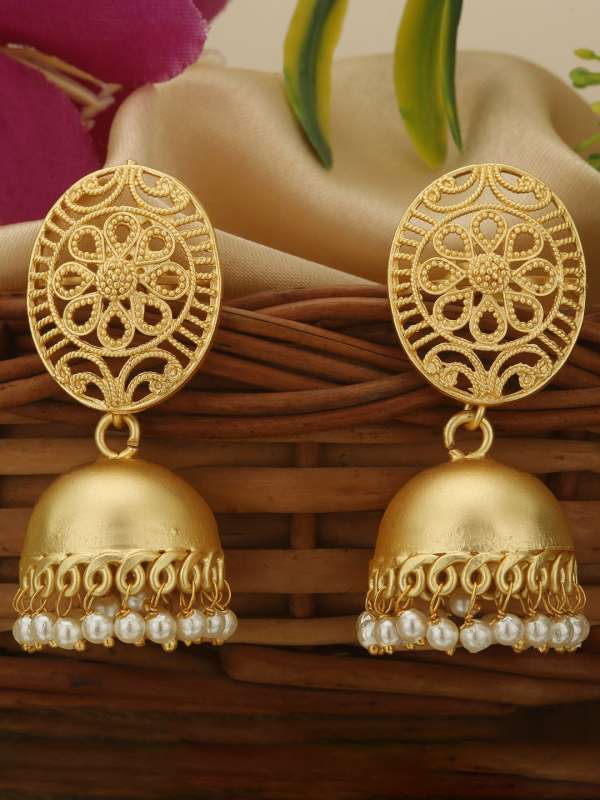 Brass jhumkas sale