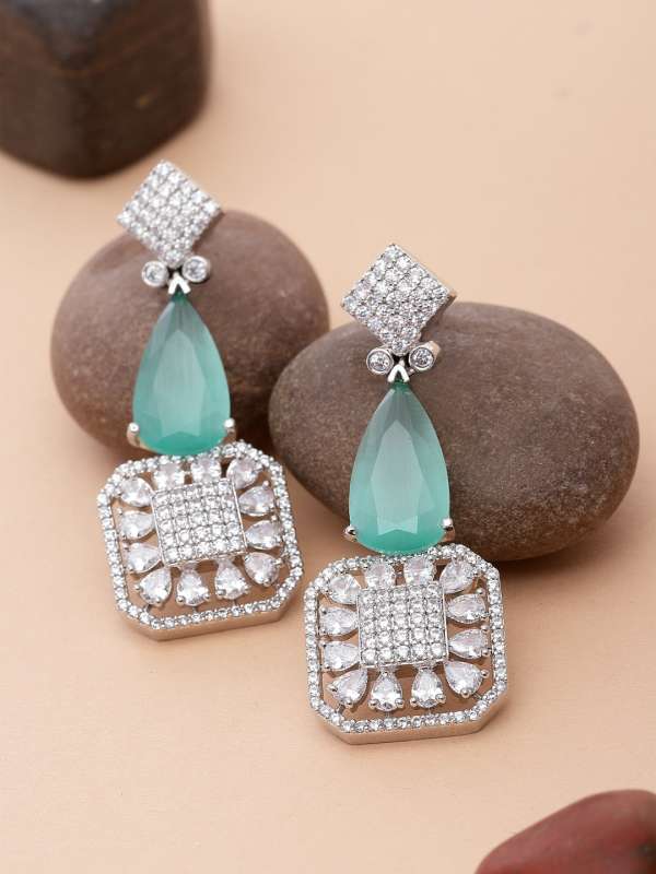 Sea green earrings online hot sale