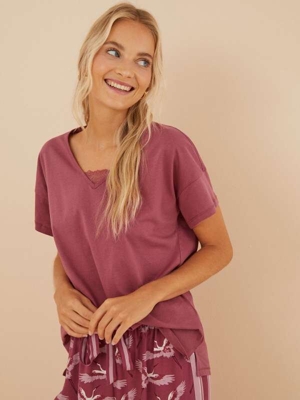 Women Night Wear Tshirts Buy Women Night Wear Tshirts online in
