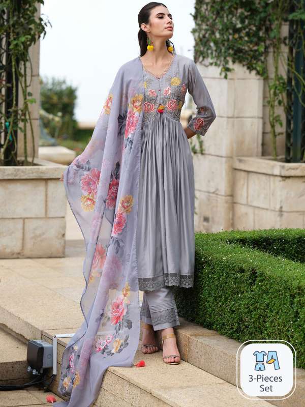 Grey suit clearance for girls