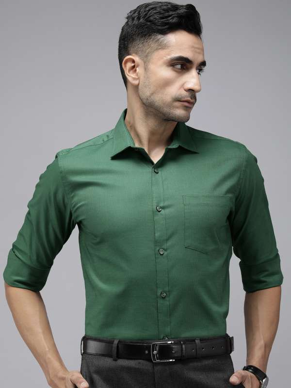 Green Formal Shirts Buy Green Formal Shirts online in India