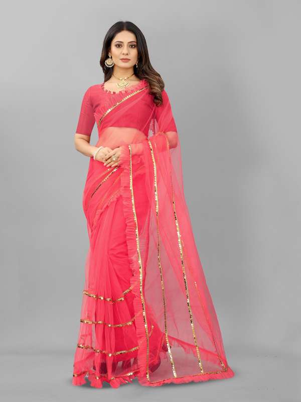 Jewellery on hot sale net saree