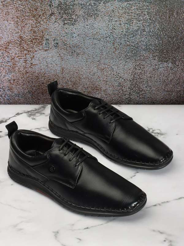 Myntra black formal shoes hotsell
