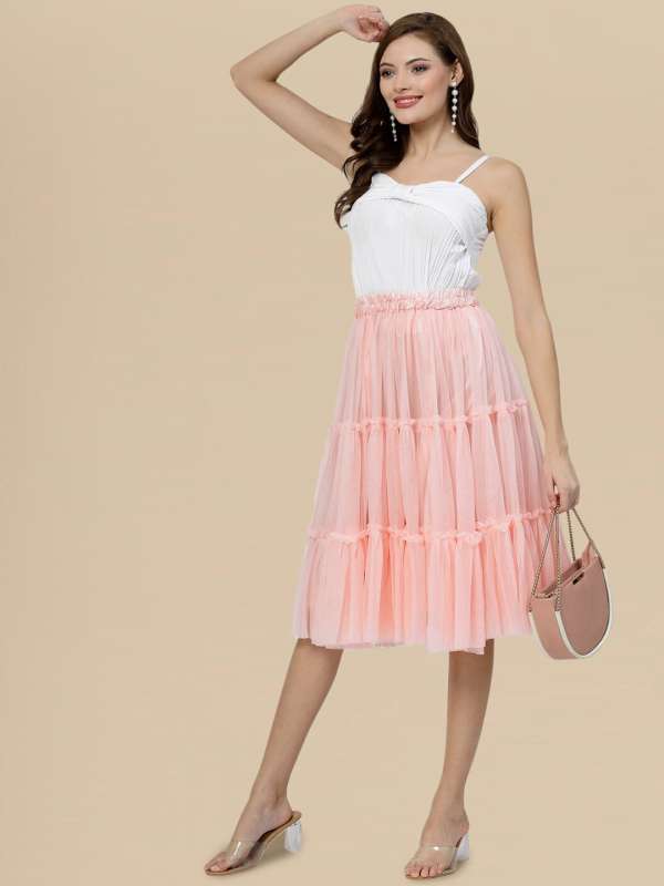 Net Skirt Buy Trendy Net Skirt Online in India Myntra