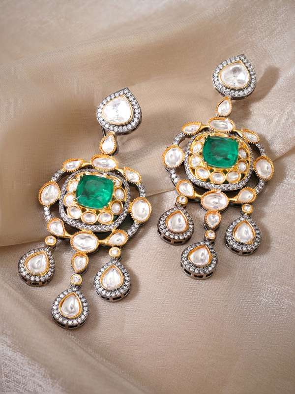 Cz jewellery earrings with price sales