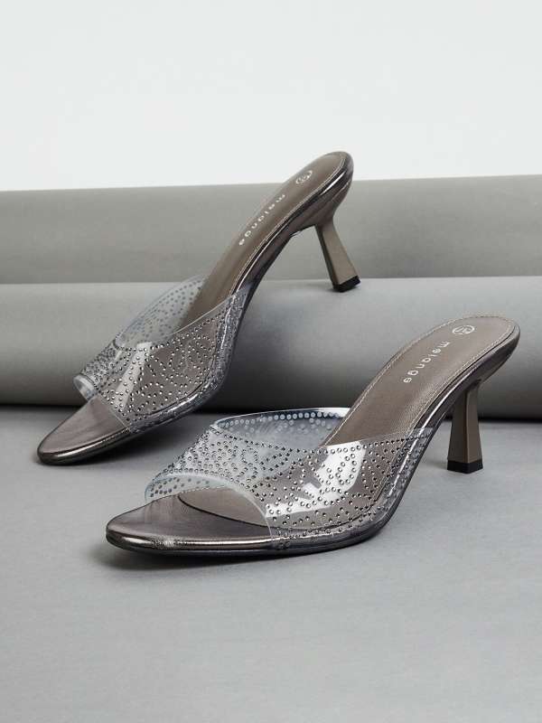 Black and 2025 grey heels