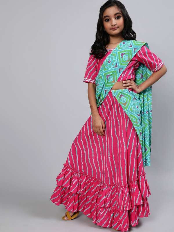 Lehenga saree 2025 online shopping myntra