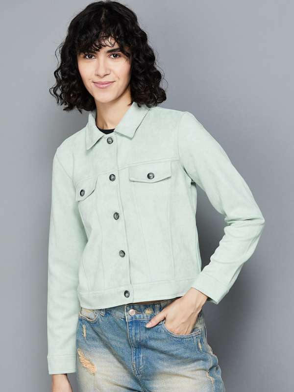 Fame forever denim jacket top