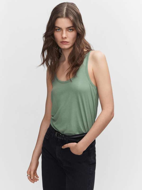 Tops mujer mango clearance