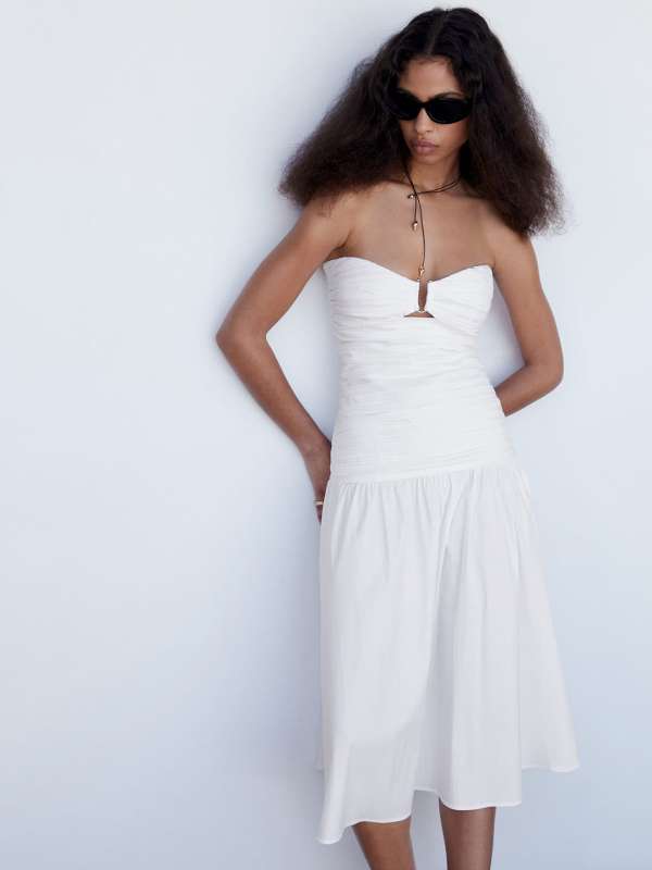Mango White Dresses Buy Mango White Dresses online in India