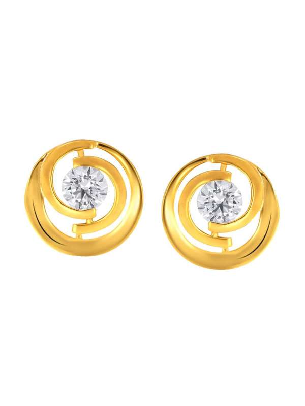 Senco Earrings Gold Buy Senco Earrings Gold online in India