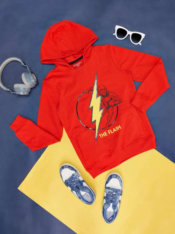 Boys flash hoodie top