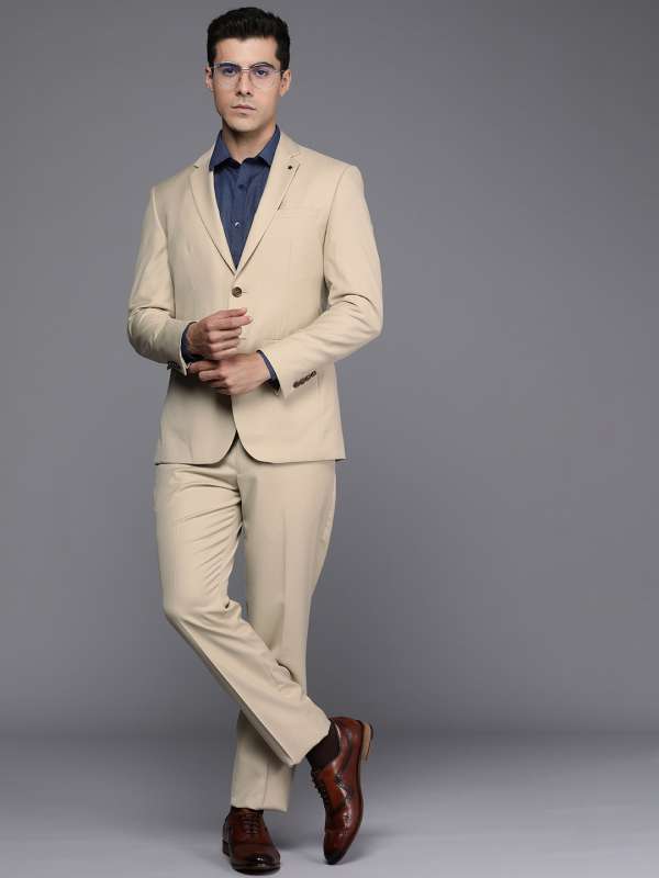 Beige color coat 2025 suit