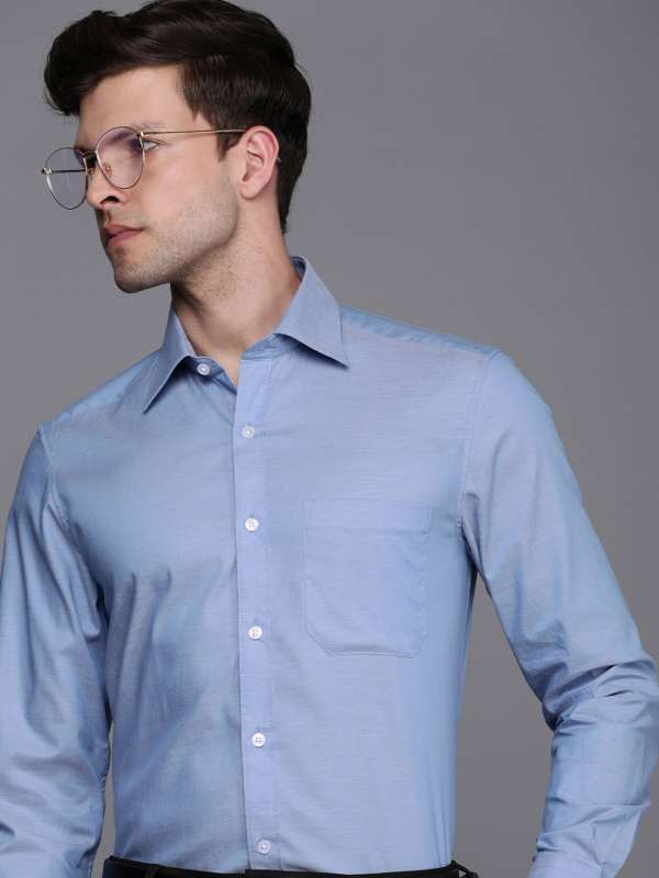 Buy John Louis Men's Cotton Slim Fit Shirts, XL(Multicolour) at