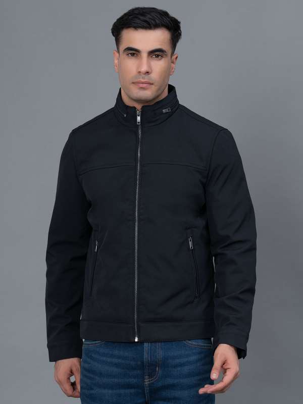 Red Tape Black Solid Casual Jackets Buy Red Tape Black Solid Casual Jackets online in India