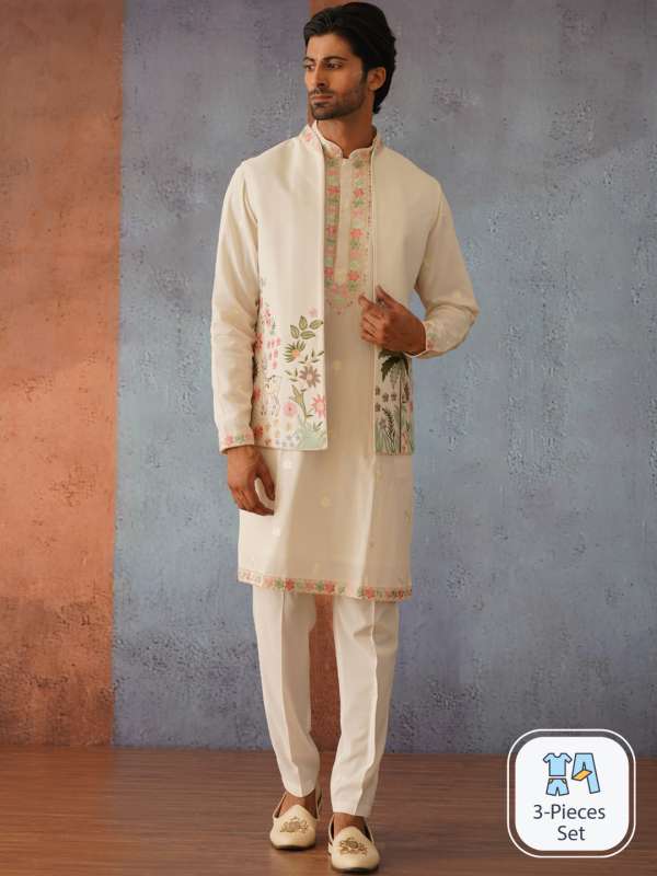 Kurta pajama with jacket myntra online