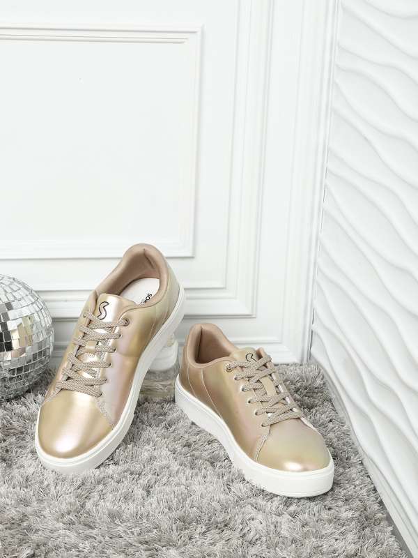 Gold Women Shoes Sneakers Buy Gold Women Shoes Sneakers online