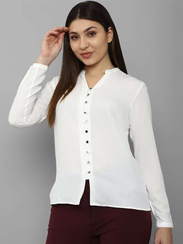 Allen solly chinese collar shirts store