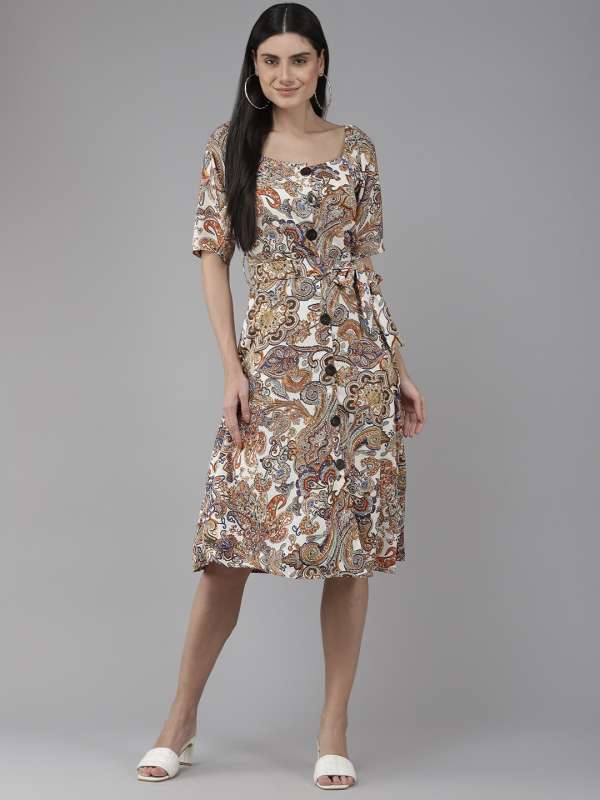 Aarika Off White Casual Dress Buy Aarika Off White Casual Dress