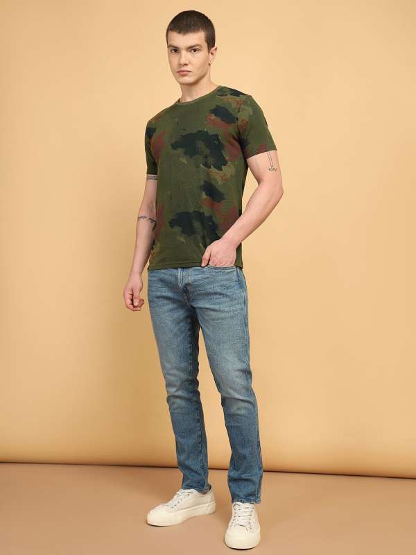 Camouflage t shirt india top