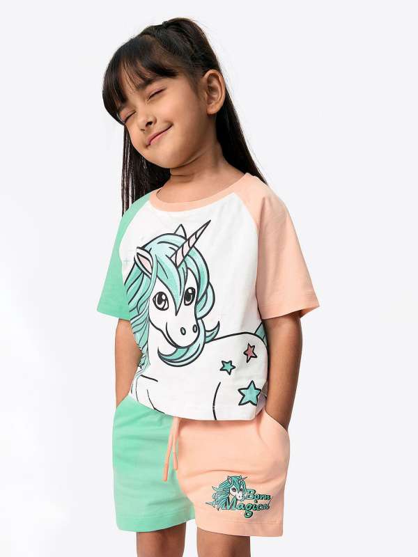 Girls Unicorn Tshirts Buy Girls Unicorn Tshirts online in India