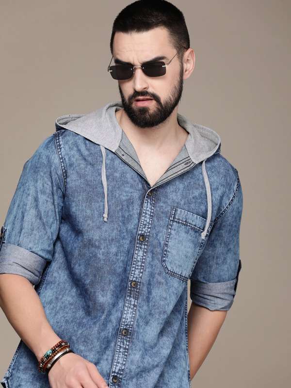 Hooded Casual Shirt Buy Hooded Casual Shirt online in India