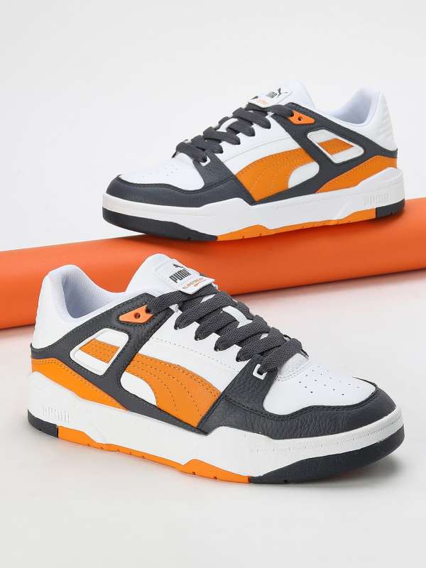 Black puma 2025 leather shoes