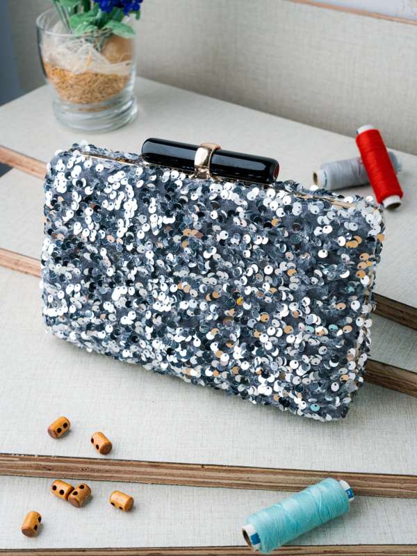 Buy silver sales clutch