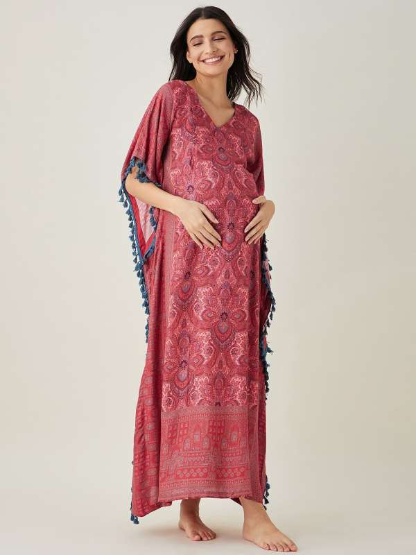 Kaftan Nightdress Maternity Nightwear - Buy Kaftan Nightdress