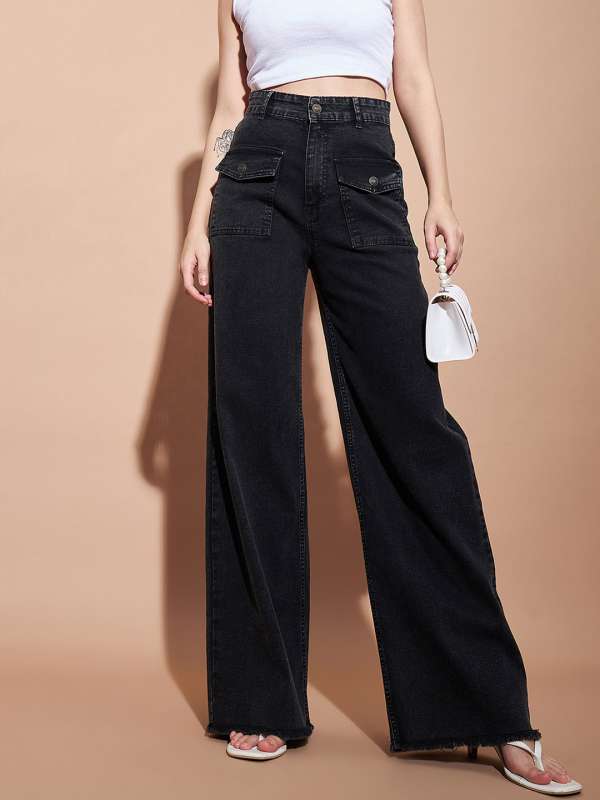 Black High Waist Jeans Buy Black High Waist Jeans online in India