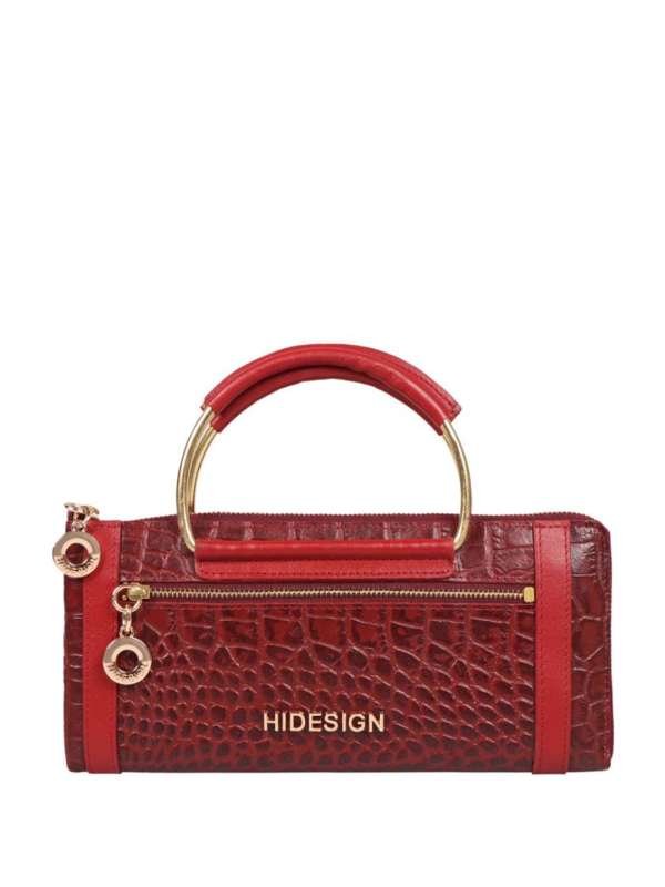Hidesign Casual Red Clutch Buy Hidesign Casual Red Clutch online in India