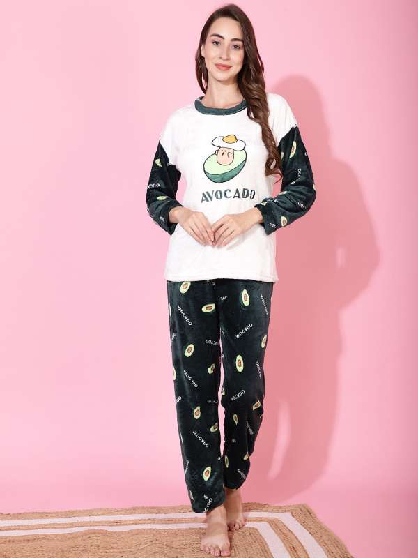 Fur night suit cheap