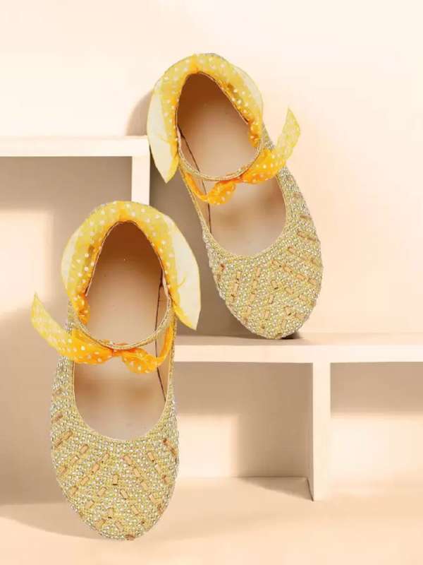 Yellow little girl shoes new arrivals
