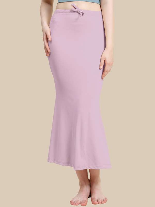 Cotton Elastane Blutone Purple Saree Shapewear at Rs 210/piece in