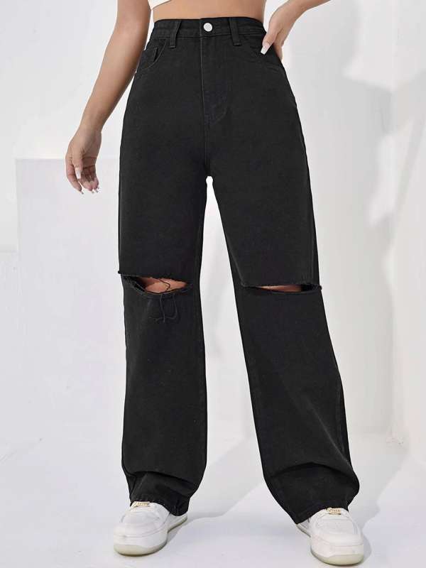 Elastic Cuff Bottom Jeans Jeggings - Buy Elastic Cuff Bottom Jeans Jeggings  online in India