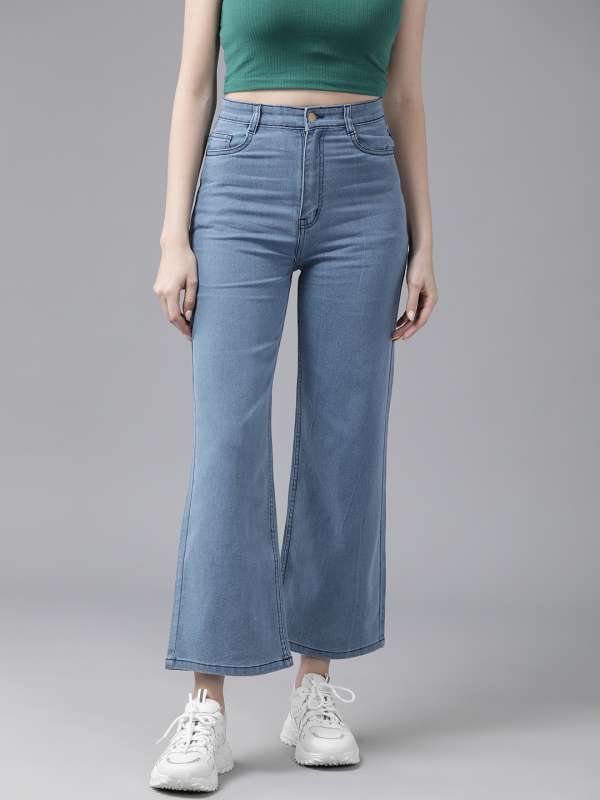 Buy High Rise Flare Jeans Online In India -  India