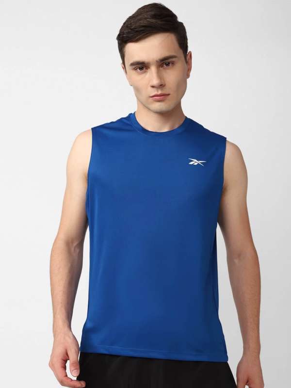 Reebok sleeveless t shirt mens online