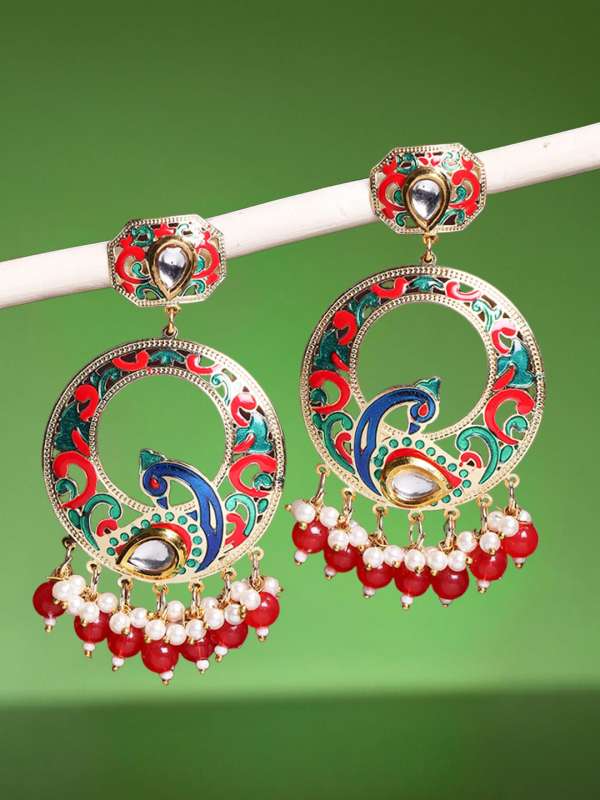 Meenakari Kundan Buy Meenakari Kundan online in India