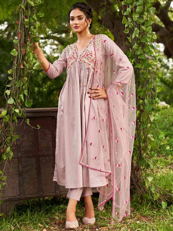 Ladies salwar suit cotton discount