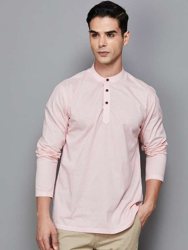 Melange By Lifestyle Cotton Pink Kurta 3493012.htm Buy Melange By Lifestyle Cotton Pink Kurta 3493012.htm online in India