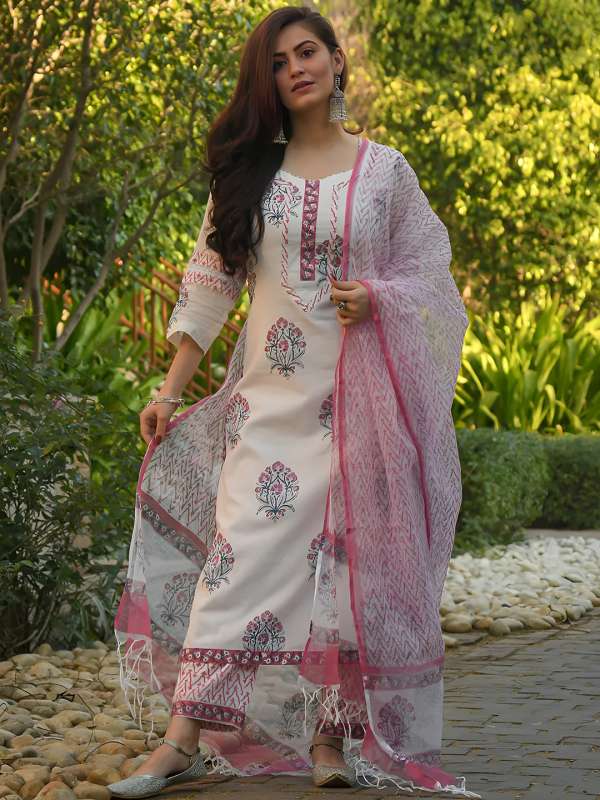 Floral Prints Salwar Suit Buy Floral Prints Salwar Suit online