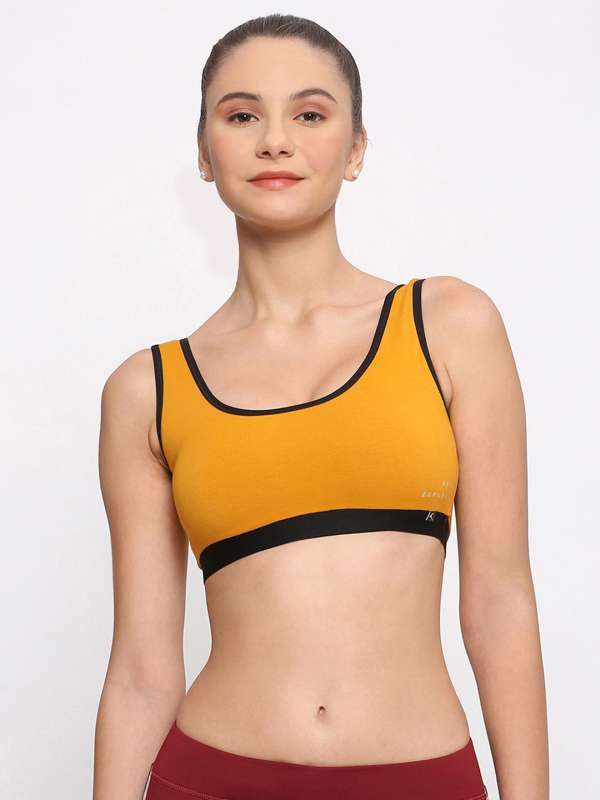 Buy Lovable Sport Mustard Black Bra Medium Coverage Bra for Women 25001456 Myntra