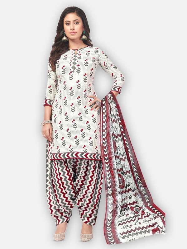 Myntra dress material cotton sale